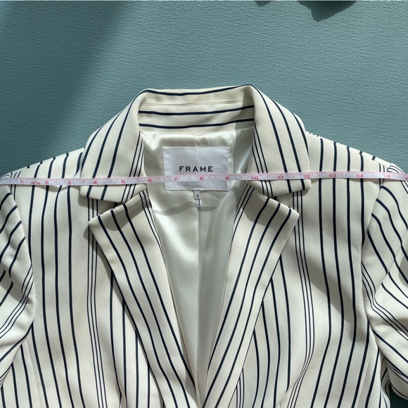 Frame stripe blazer Jacket - Picture 5 of 9